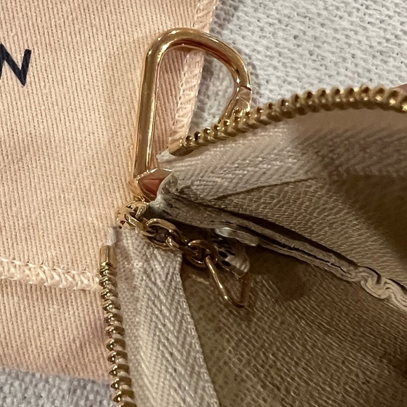 Rare Authentic Louis Vuitton Key Pouch In Damier Azur GUC - Picture 6 of 15